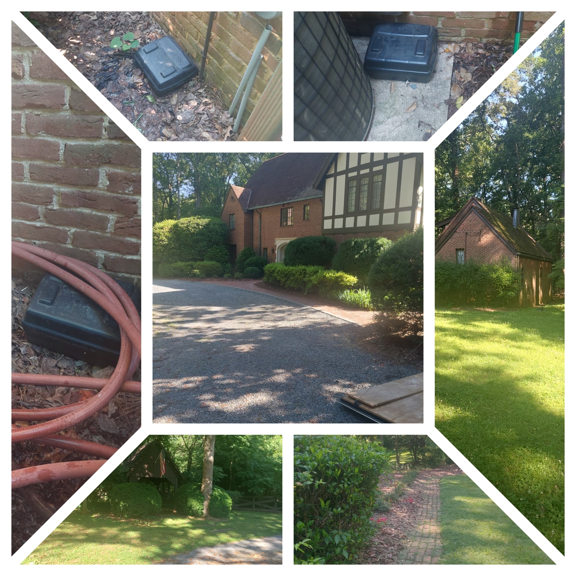 Lawn perimeter treatment and fire ant elimination